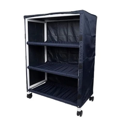 Mor-Medical Single-Compartment Hamper Cart with Hands-Free Lid