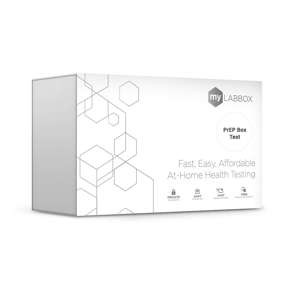 myLAB Box PrEP Box At-Home Pre-Exposure Prophylaxis Test Kit | Complete Quarterly Screening Panel
