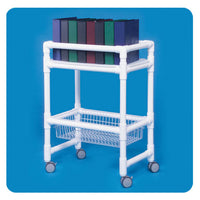 IPU Mobile Chart Rack with Wire Basket
