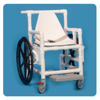 IPU Pool Access Wheelchair with Footrest and Swing-Away Arm