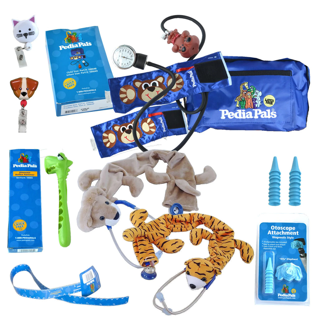 Pedia Pals Child Care Kit with Pediatric Diagnostic and Examination Instruments
