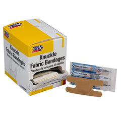 First Aid Only Heavy Woven Knuckle Bandages, 100 Per Box