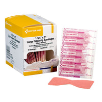 First Aid Only Heavy Woven Extra Large Fingertip Bandages, 25 Per Box(Pack of 85)