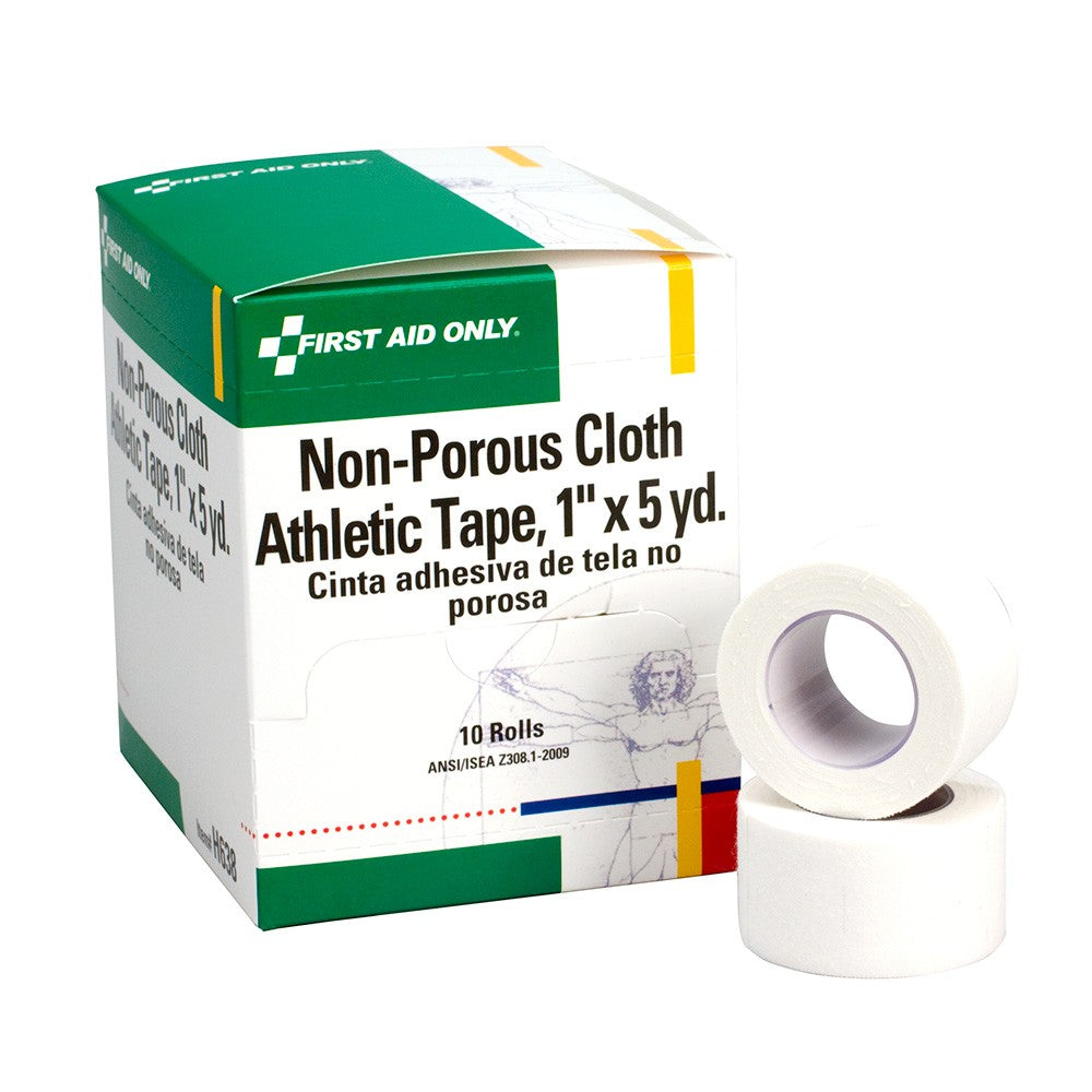First Aid Only 1" x 5 Yd. Cloth Athletic First Aid Tape, 10 Per Box