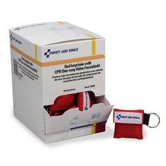 First Aid Only CPR Mask Keychain, 30 Per Box