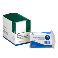 First Aid Only Aluminized Rescue Blanket, 5 Per Box(Pack of 30)