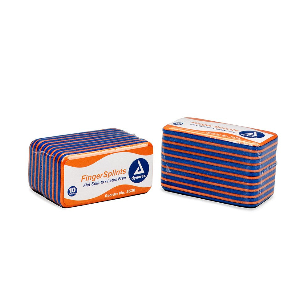 First Aid Only 2" x 4.25" Padded Finger Splints, 10 Count