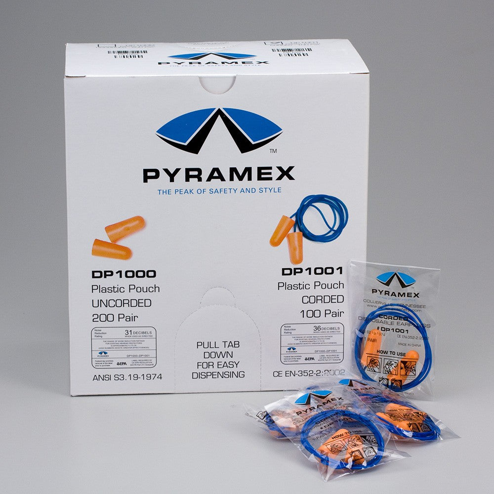 First Aid Only Corded Earplugs, 100 Count Box