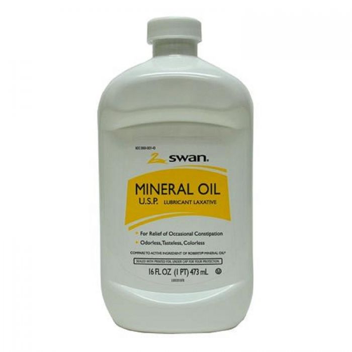 First Aid Only Mineral Oil | 16 oz Plastic Bottle | Lubricant Laxative and Skin Emollient