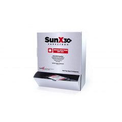 First Aid Only SunX30 Sunscreen Lotion Packets, 25 Per Box