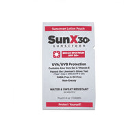 First Aid Only SunX30 Lotion Packets, 100 Per Box