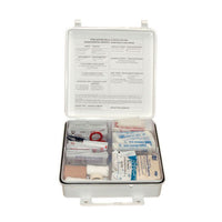 First Aid Only 50 Person OSHA First Aid Kit, Plastic Case, Custom Logo (Pack of 8)