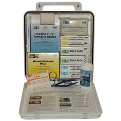 First Aid Only 50 Person First Aid Kit, Plastic Case, Custom Logo