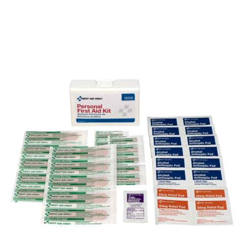 First Aid Only 38-Piece Personal First Aid Kit | Durable Plastic Case
