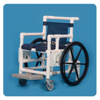 IPU Shower Access Chair with Deluxe Open Front Soft Seat and Without Pail