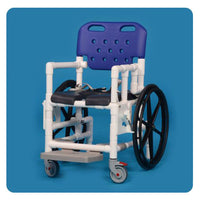 IPU Shower Access Chair with Deluxe Open Front Seat and Molded Backrest