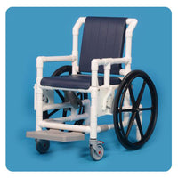 IPU Shower Access Chair with Deluxe Soft Seat and Backrest