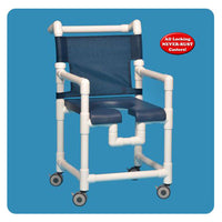 IPU 38" Open Front Soft Seat Deluxe Shower Chair