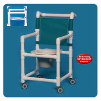 IPU Slant Seat Shower Commode Chair