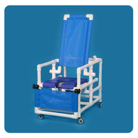 IPU Deluxe Reclining Shower Commode Chair