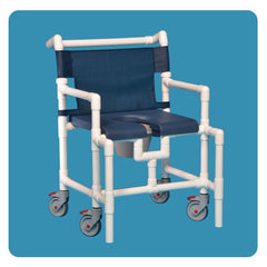 IPU Oversize Shower Commode Chair