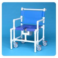 IPU Elite Oversize Shower Commode Chair