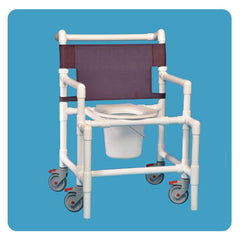 IPU Oversize Shower Commode Chair