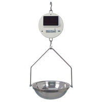 Detecto Digital Solar Hanging Scale with Pan and Bow