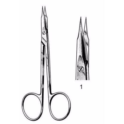 Jorgensen Labs Stevens Tenotomy Scissors Straight Blunt for Delicate Tissue Dissection