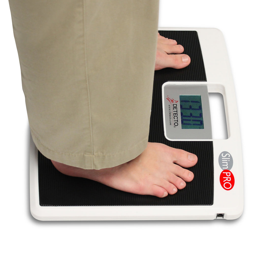 Detecto SlimPro Low-Profile Talking Digital Scale - 400 lbs. Capacity