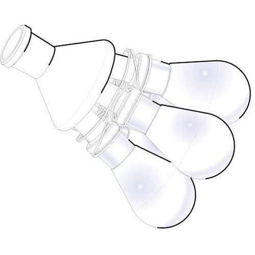 Scilogex Distillation Spider for 5 x 50ml Flasks, NS 24/40