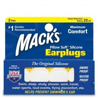 Sprint Aquatics Mack's Pillow Soft Waterproof Earplugs