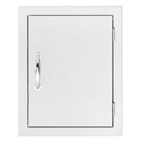 Door, Vertical - 18" x 22" Stainless Steel - Reversible-Swing
