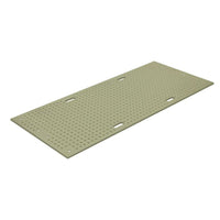 Justrite™ 36" x 96" TrakMat® Ground Protection Mat, One Smooth Side, 90 Ton Capacity