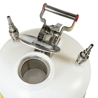 Justrite Quick-Disconnect Disposal Safety Can, Stainless Steel Fittings For 3/8" Tubing