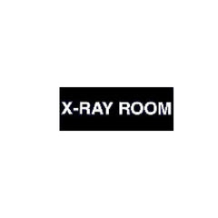 Phillips Safety X-Ray Room Sign Magnetic 10" x 4" Black/White