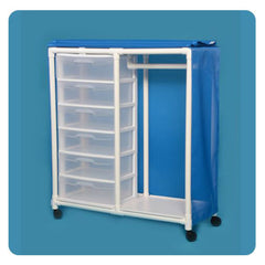 IPU Garment Rack with 6 Drawers