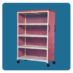 IPU 4-Shelf Standard Line Jumbo Linen Cart