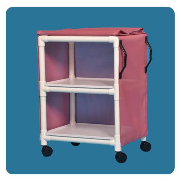 IPU 2-Shelf Standard Line Multi-Purpose Cart | 26" x 20" Antimicrobial Clinical Utility Storage