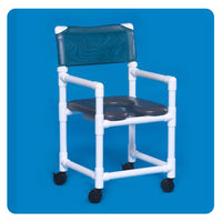 IPU 17" Standard Line Open Front Soft Seat Shower Chair