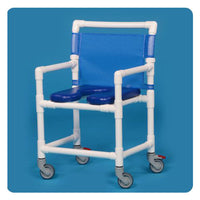 IPU Midsize Open Front Soft Seat Shower Chair