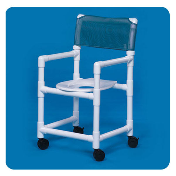 IPU Standard Line Shower Chair with Rust-Proof PVC Frame and 300 lb Capacity