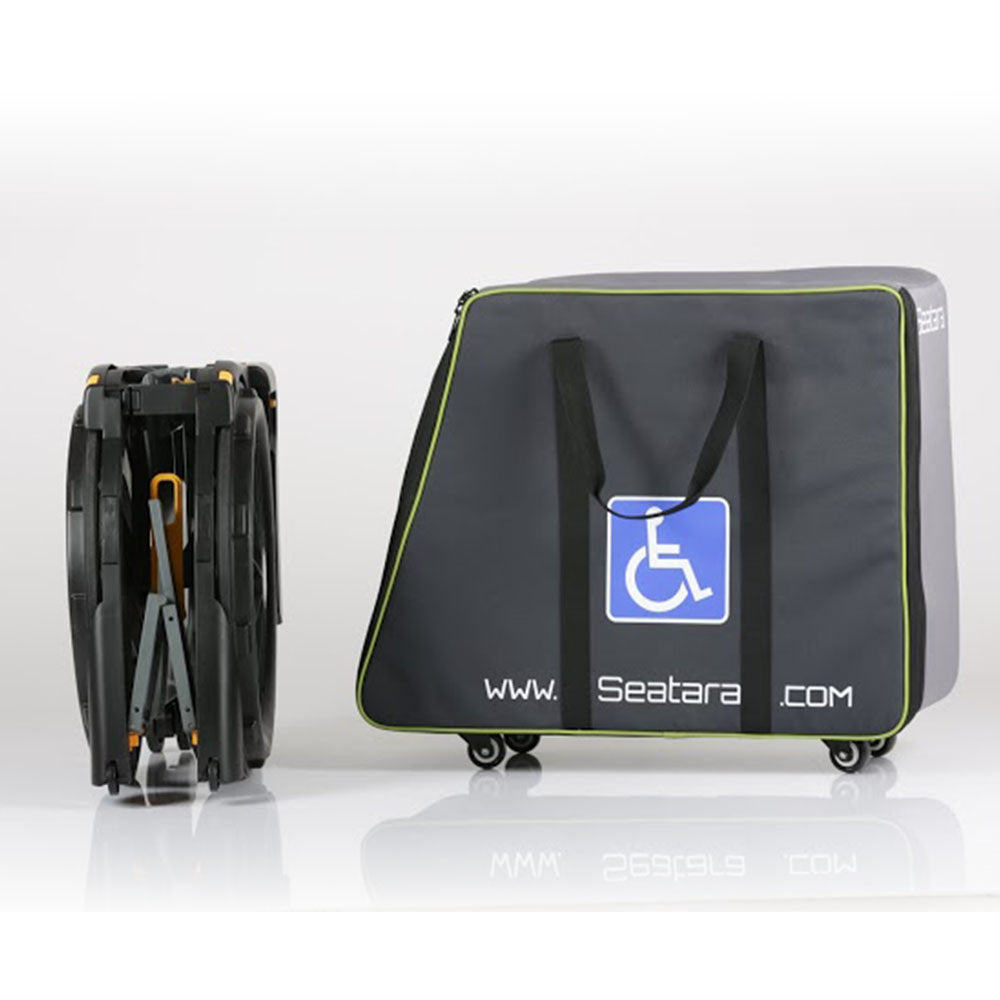 Seatara WheelAble Wheeled Travel Carry Bag | Airline-Approved Defensive Case for Portable Shower Commode Chairs