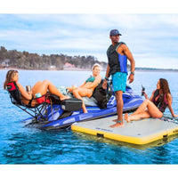 Swimline Solstice 6 x 5 ft. Inflatable Floating Lounge Dock
