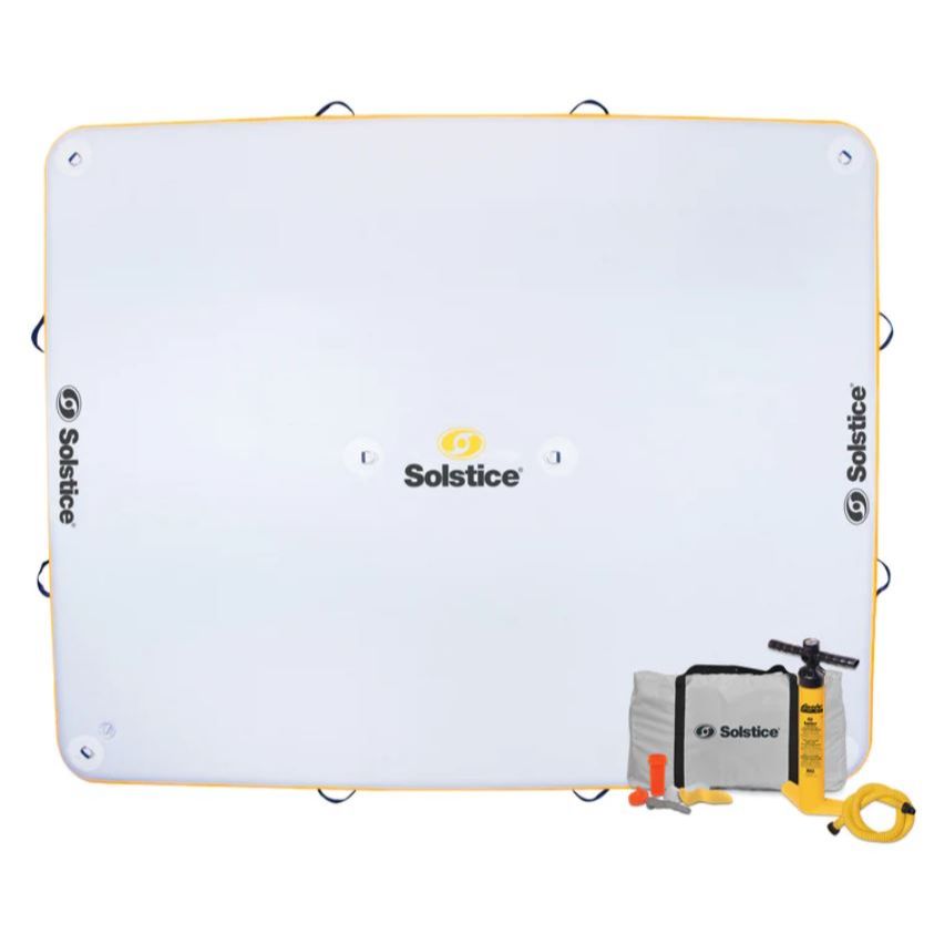 Swimline Solstice 10 x 10 ft. Inflatable Floating Lounge Dock