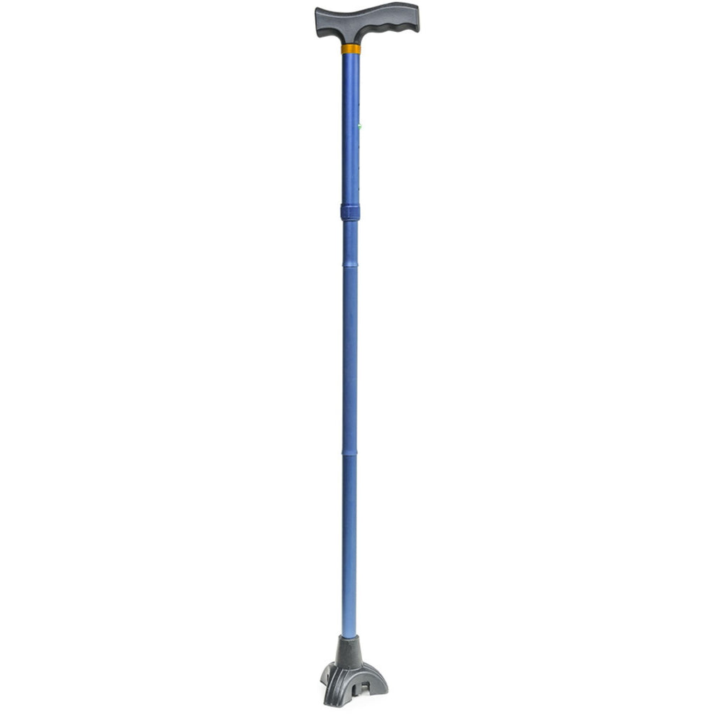 Graham Field Tri-Step Folding Cane, Height Adjustable Stability Aid, 4/Case