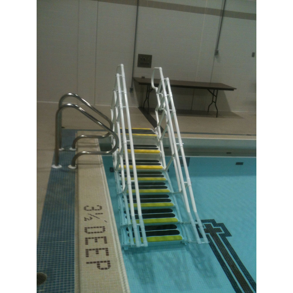 AquaTrek ADA Compliant Portable Pool Steps – Accessible Aquatic Entry System