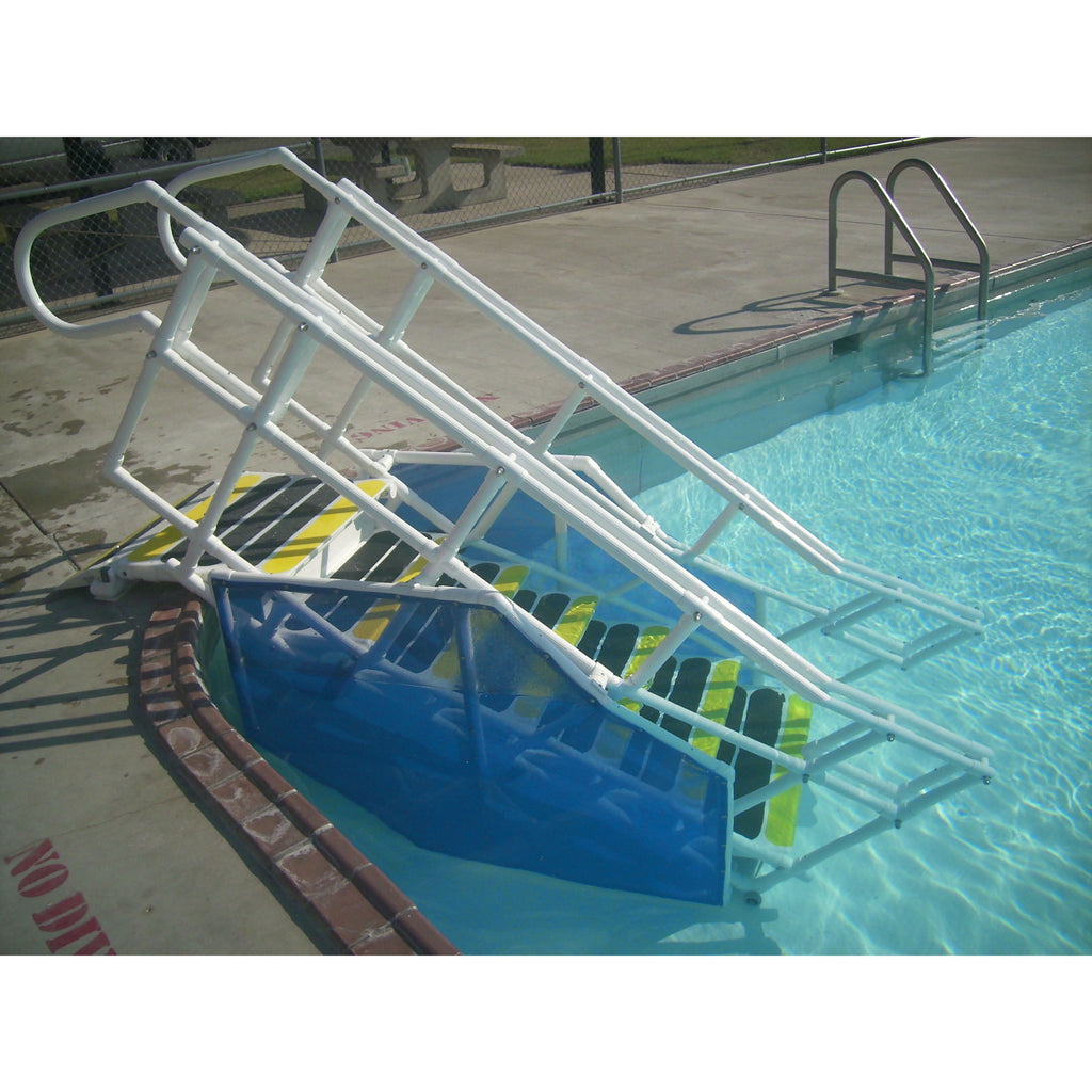 AquaTrek ADA Compliant Portable Pool Steps – Accessible Aquatic Entry System