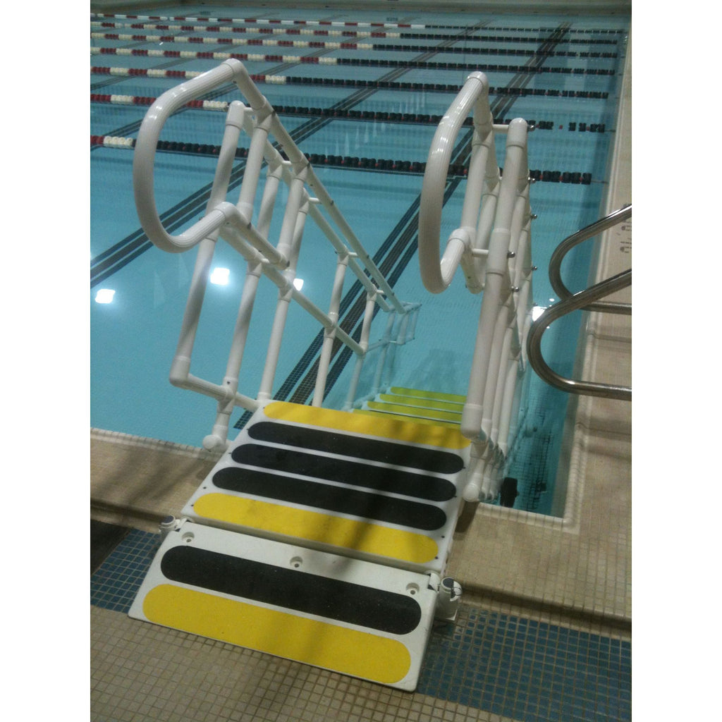 AquaTrek ADA Compliant Portable Pool Steps – Accessible Aquatic Entry System