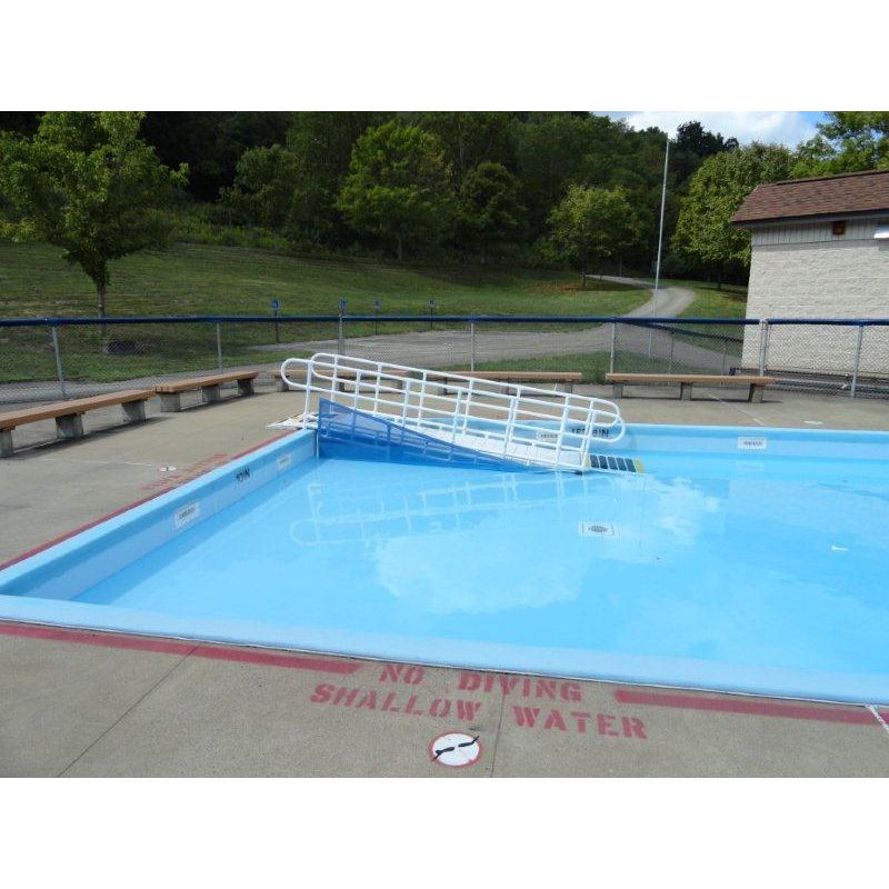 AquaTrek Wading Pool Ramp | Portable Anti-Slip Access for Commercial and Therapy Pools
